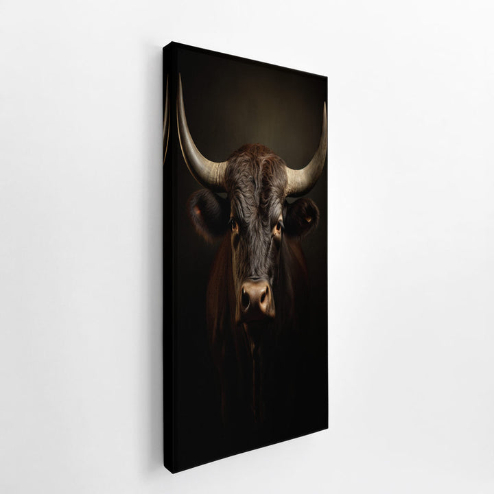 Bull Portrait  canvas Print