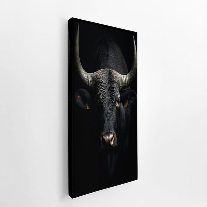 Bull Portrait Framed Print  canvas Print