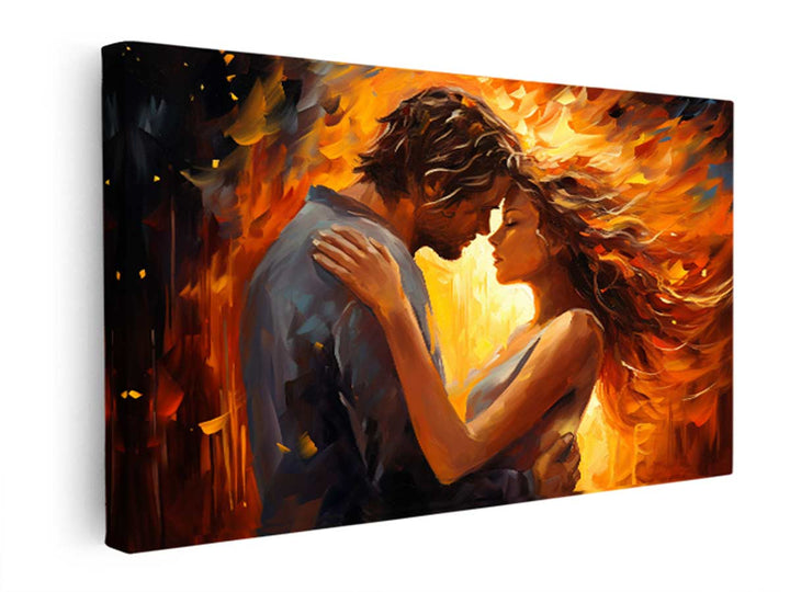 In Love Art Painting  canvas Print