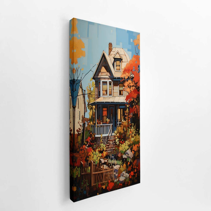 House Art Painting  canvas Print