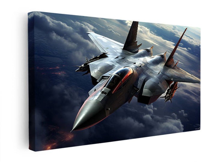 Fighter Plane Art  canvas Print