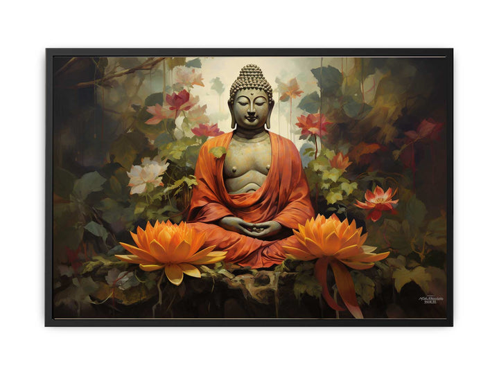 Buddha Painting   canvas Print