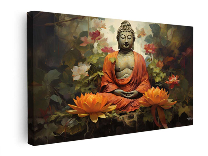 Buddha Painting   canvas Print