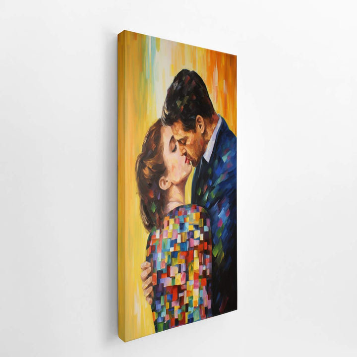 Modern The kiss  canvas Print