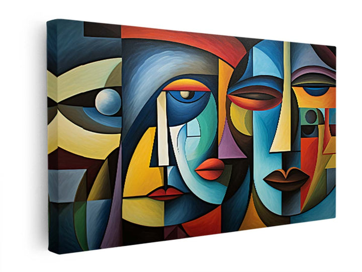 Cubism Artwork  canvas Print