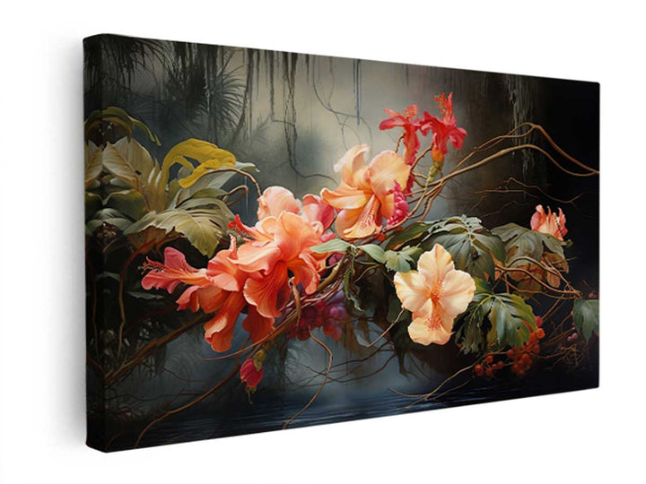 Flower Botanical Art  canvas Print