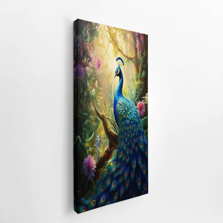 Beautiful Peacock Painting  canvas Print