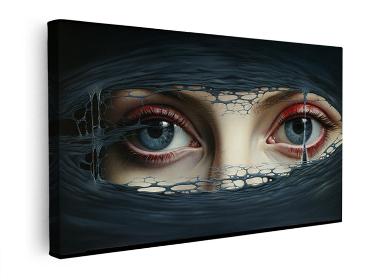 Deep Eye Illusion Painting  canvas Print