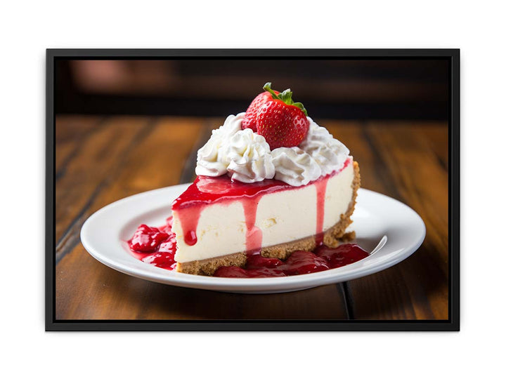 Strawberry Cheesecake Art Print  canvas Print