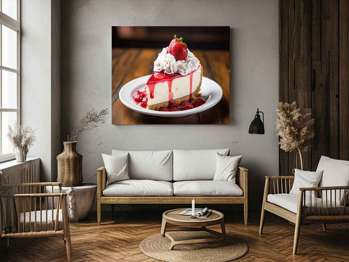 Strawberry Cheesecake Art Print