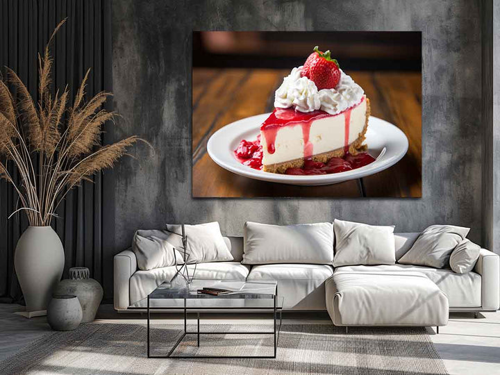 Strawberry Cheesecake Art Print