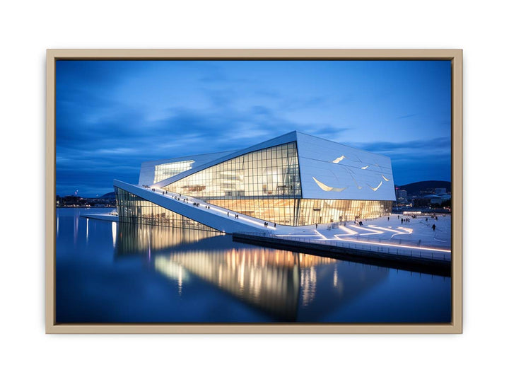 The Norway Opera House framed Print