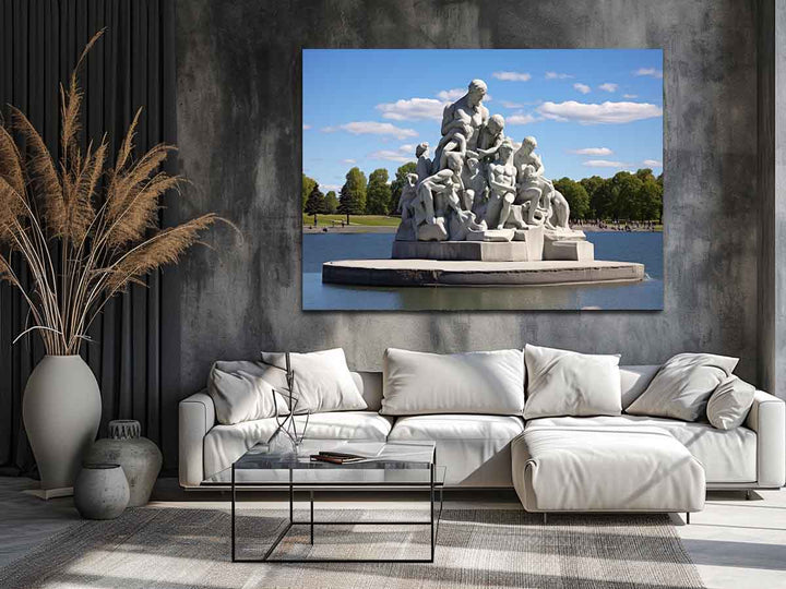 Vigeland Park Olso Artwork Art Print