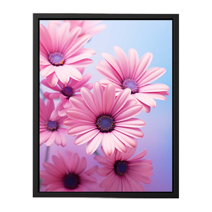 Pink Flower Art  canvas Print