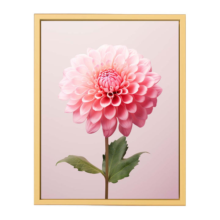 Pink Flower Artwork framed Print