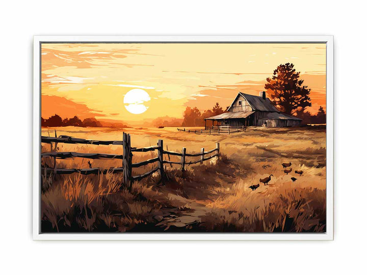 Country Landscape Art  Painting