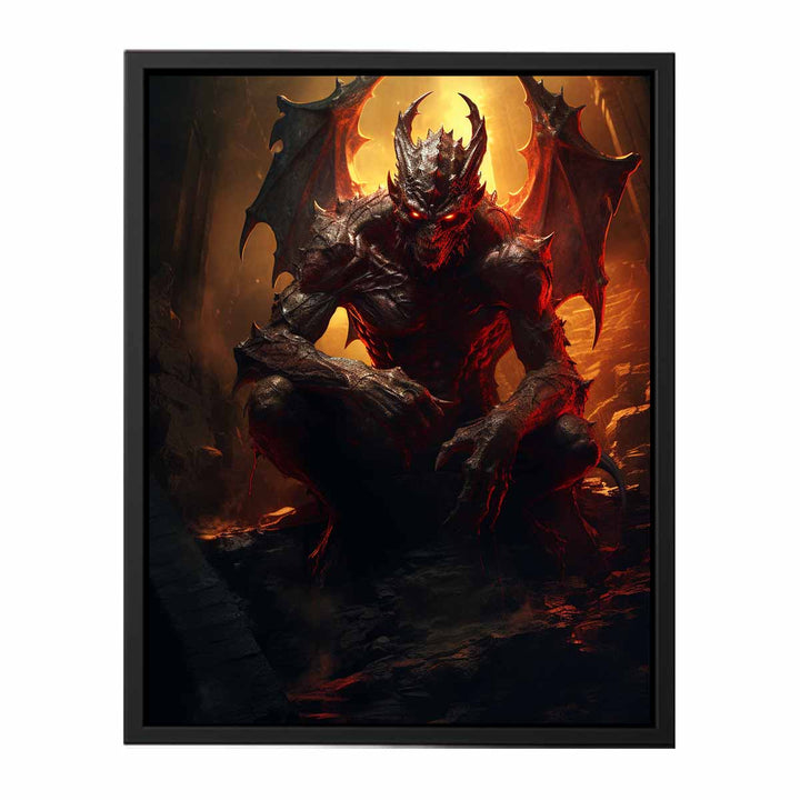 Devil Artwork  canvas Print