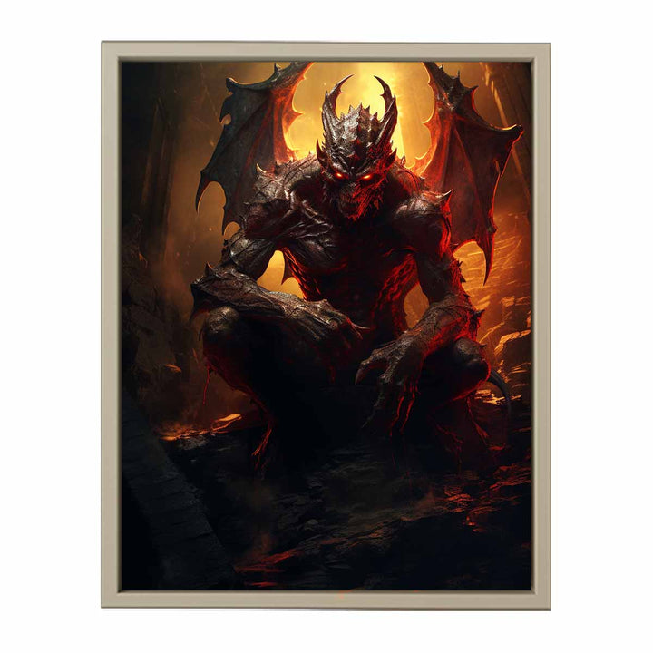 Devil Artwork framed Print