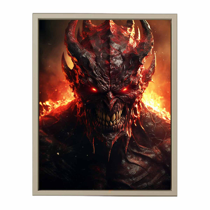 Devil Poster framed Print