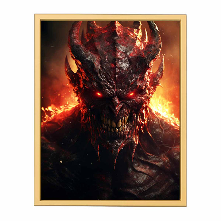 Devil Poster framed Print