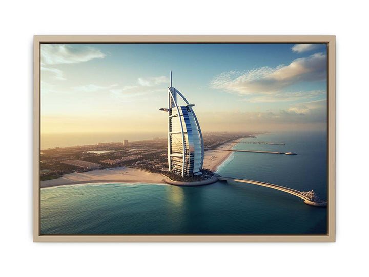 Dubai Art framed Print