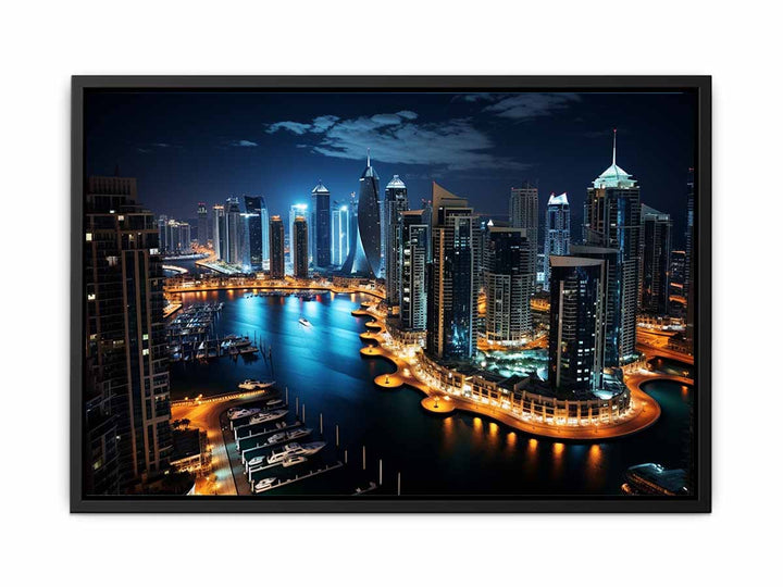 Dubai Artwork  canvas Print