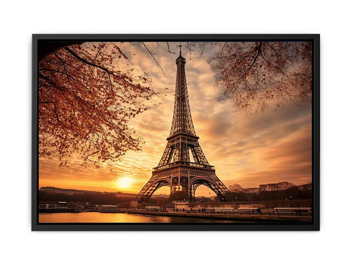 Eiffel Tower Canvas Painting  canvas Print