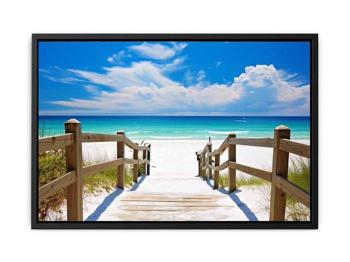 Florida Beach Path  canvas Print