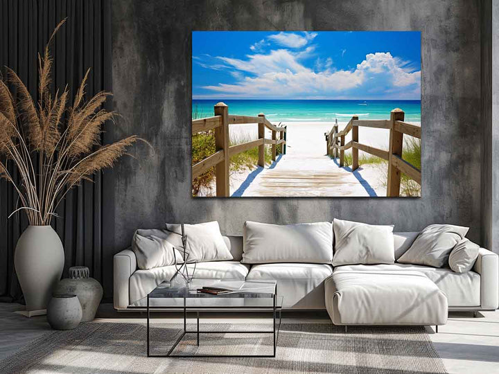 Florida Beach Path Art Print