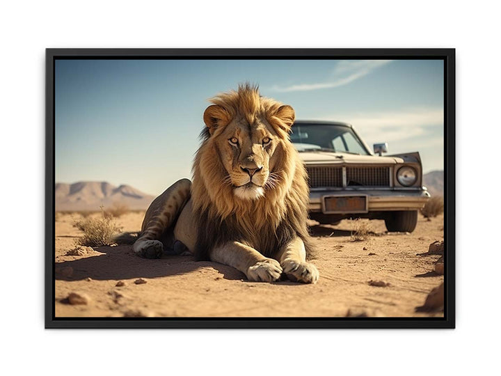 Lion Artwork  canvas Print