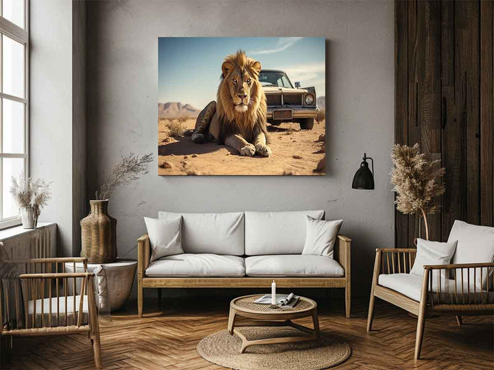 Lion Artwork Art Print