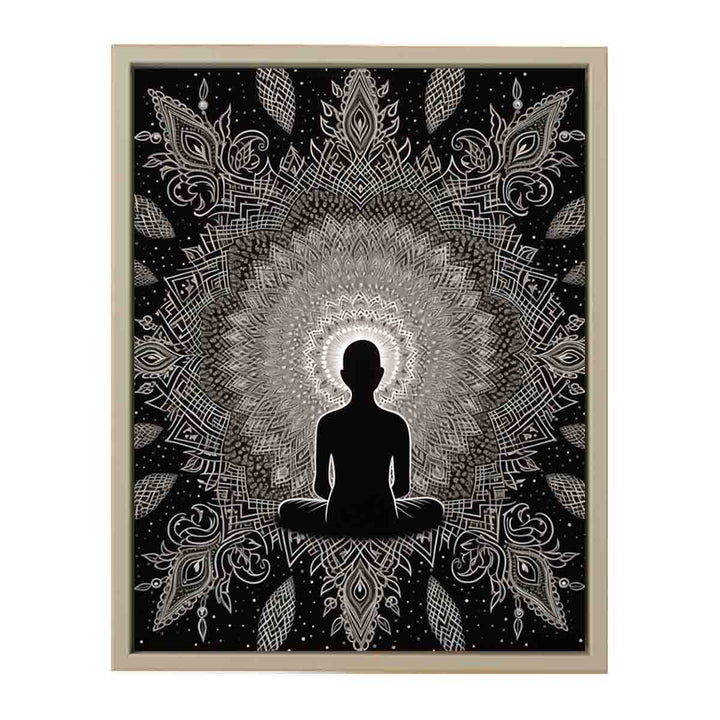 Meditation Poster framed Print