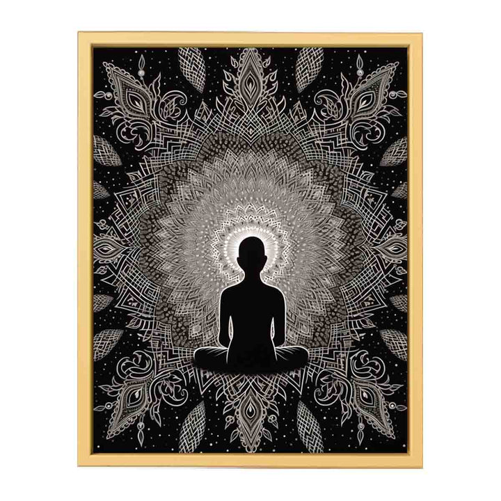 Meditation Poster framed Print