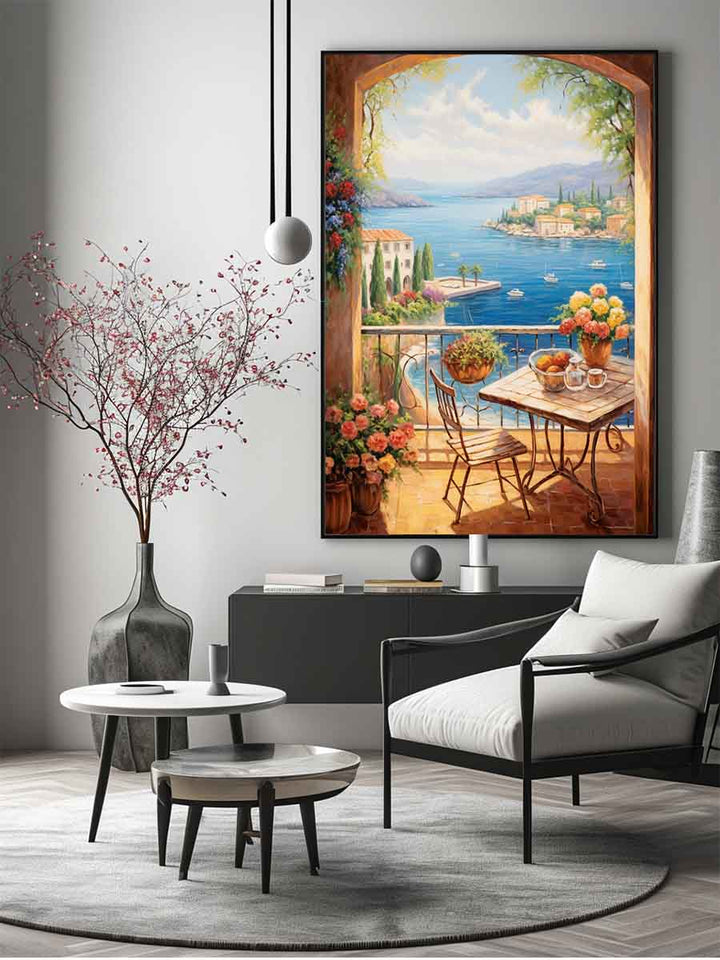 Mediterranean Artwork Art Print