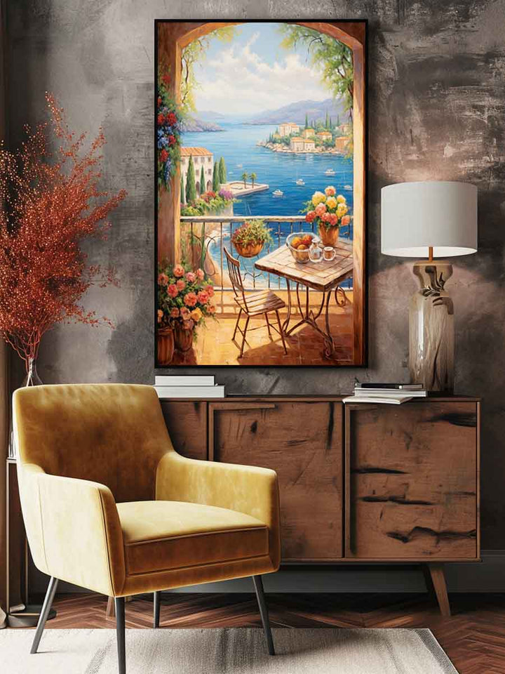 Mediterranean Artwork Art Print