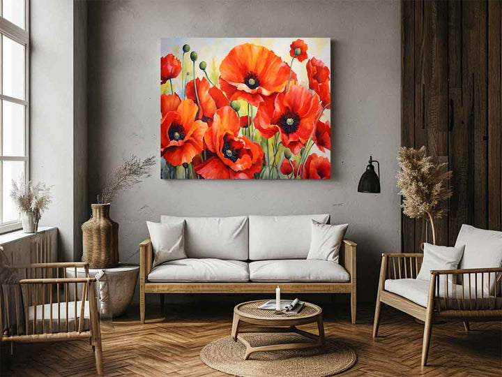 Poppy Painting Art Print