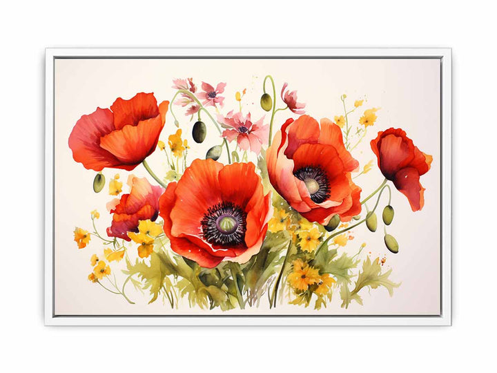 Poppy Flowers Painting  