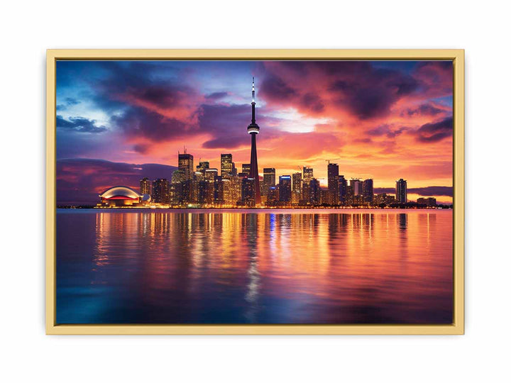 Toronto Art framed Print