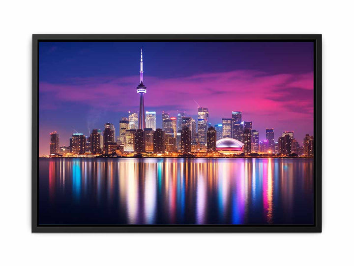 Toronto Painting  canvas Print