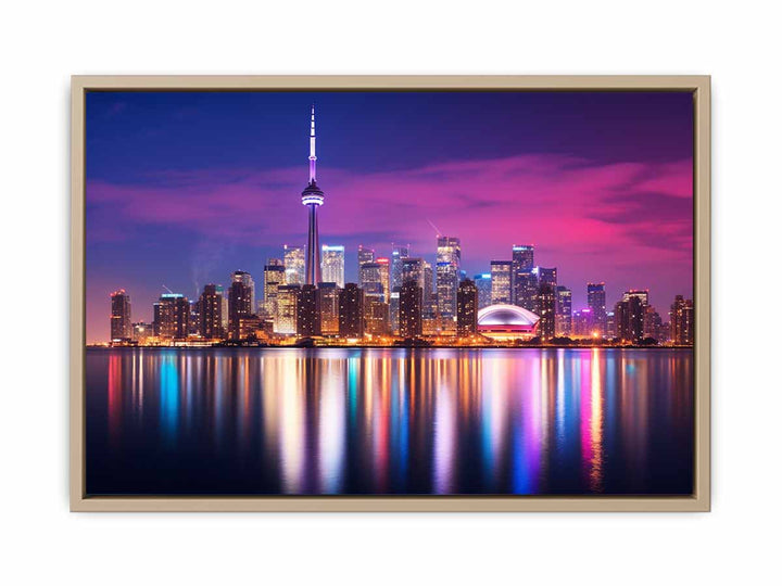 Toronto Painting framed Print