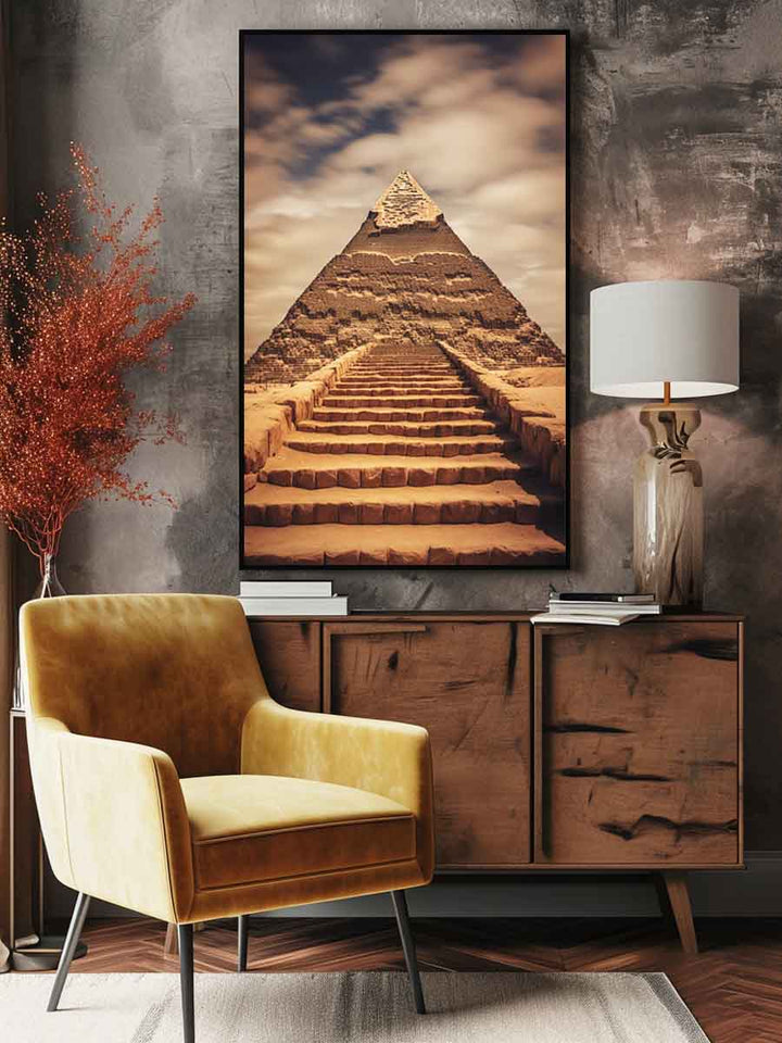 Pyramid Artwork Art Print