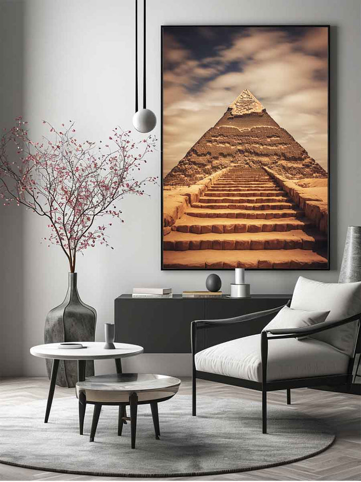 Pyramid Artwork Art Print