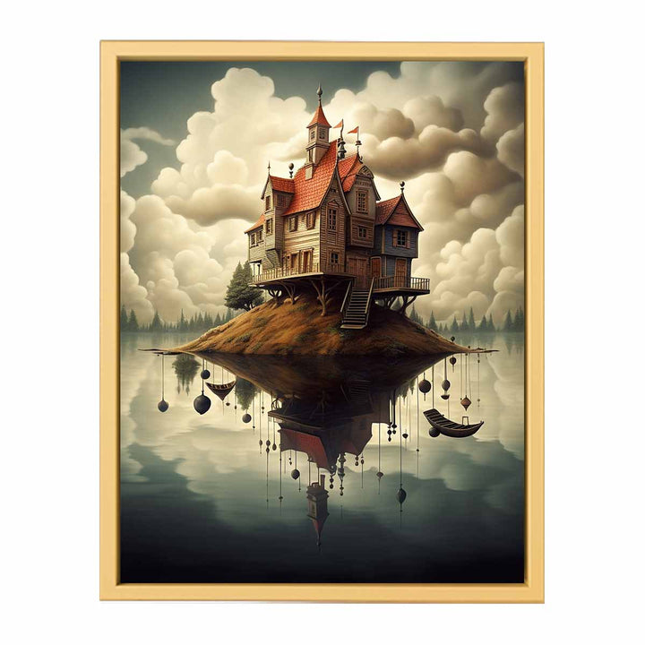 Surreal Painting framed Print