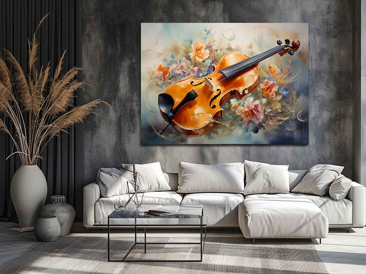 Violin Painting Art Print