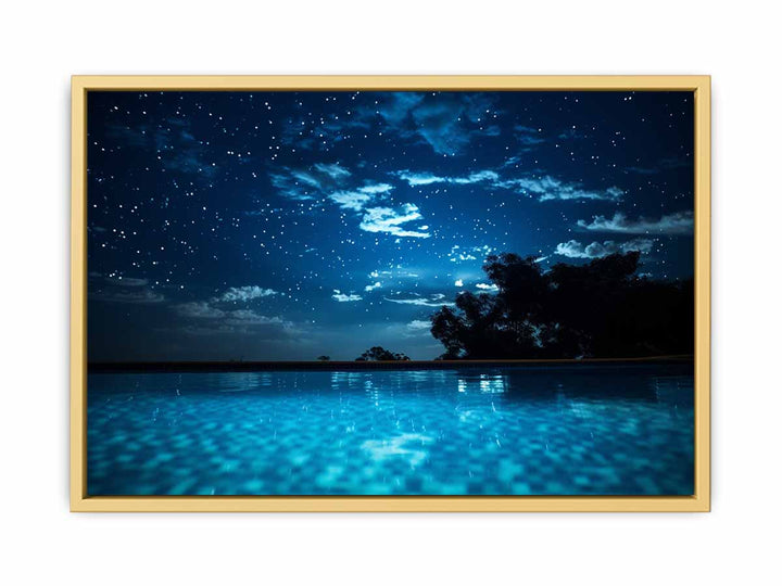 Glaxy In The Sky framed Print