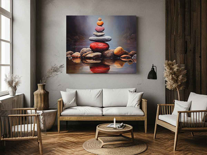 Stacking Stones Art Print