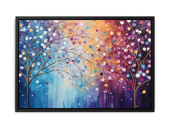 Sparkle Tree Art  canvas Print