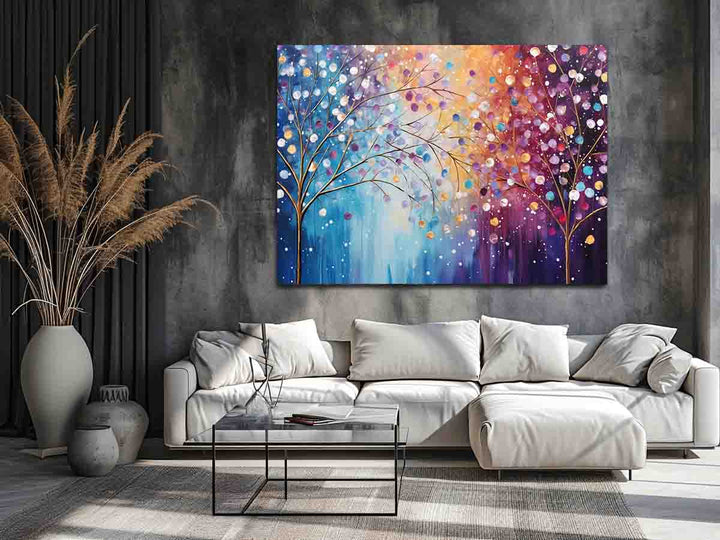 Sparkle Tree Art Print