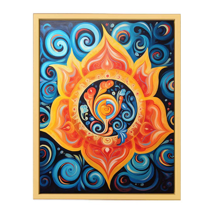 Mantra Art Painting framed Print