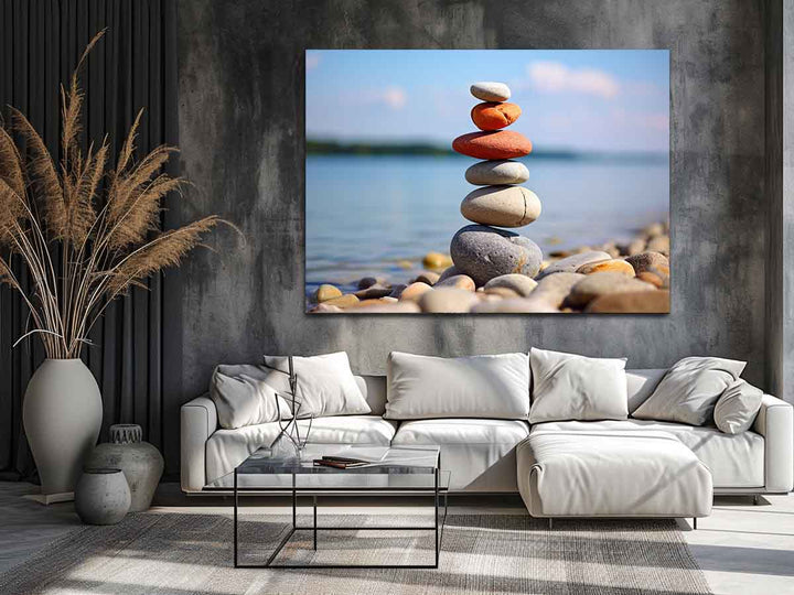 Stacking Stones Art Print 